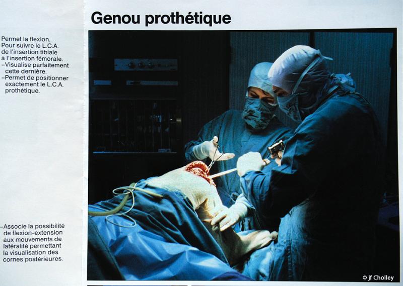 Genou.jpg - Reportage en bloc opératoire pour un fabricant de prothèse du genou